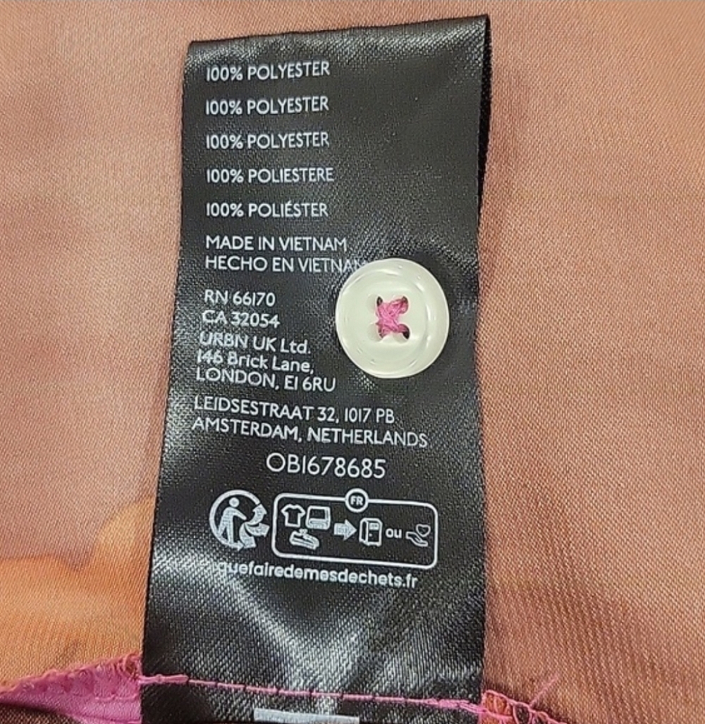 NWOT $110 By Anthropologie Relaxed Buttondown Blouse in Pink Size Large - Picture 8 of 12